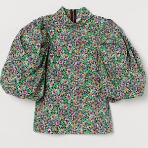 H&M puff sleeve top
